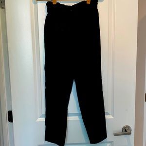 Zara silky pants with tie